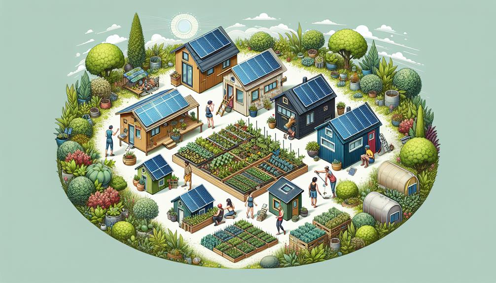 creating a sustainable tiny village