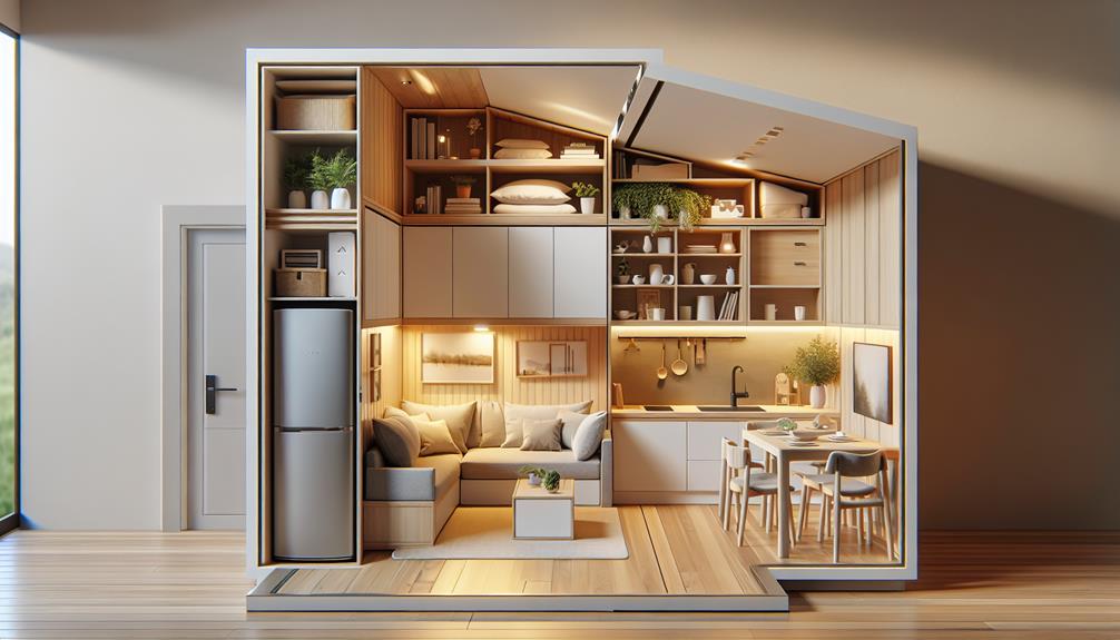 space saving one story tiny homes