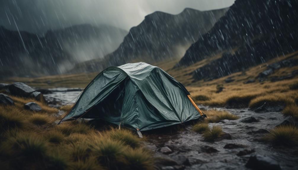 the tent life struggle