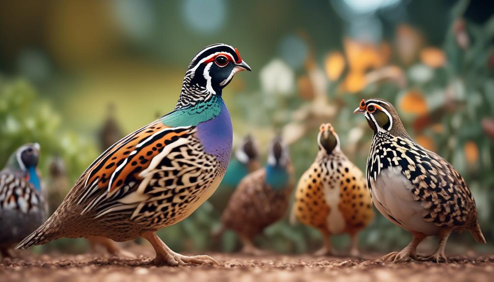 varieties of quail species